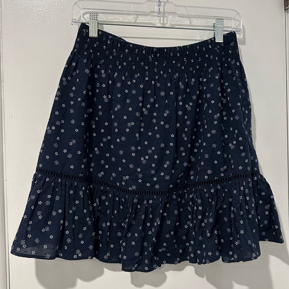 Madewell Smock Waist Ruffle Mini Skirt - Picture 4 of 5